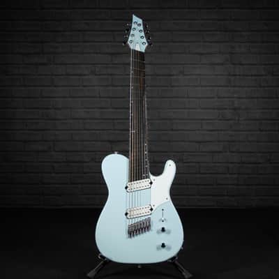 Kiesel Guitars Solo Custom 8 String Electric Guitar (Light Blue) USED image 2
