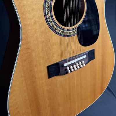 Alvarez Model 5021 12-String Dreadnought Acoustic Guitar Gloss Natural w/ Case image 6