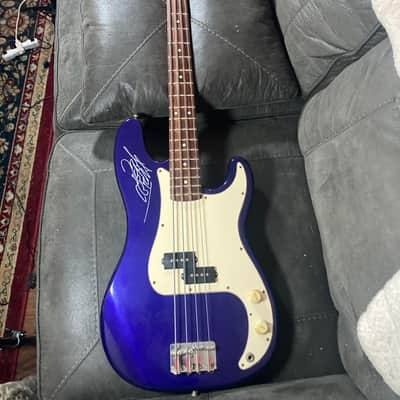 Fender Precision bass 1996 - Electric blue image 2