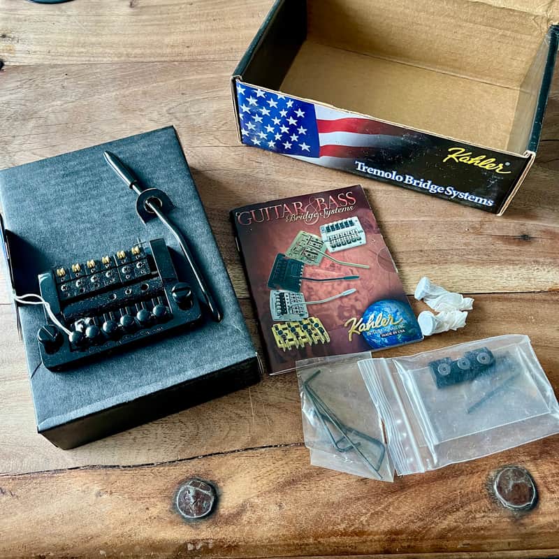 N.O.S Original 80’s Kahler  7200 Tremolo Bridge System + String Lock image 1
