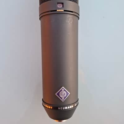 Neumann U 87 + EA87 Large Diaphragm Multipattern Condenser Microphone 1967 - 1985 - Matte Black image 1