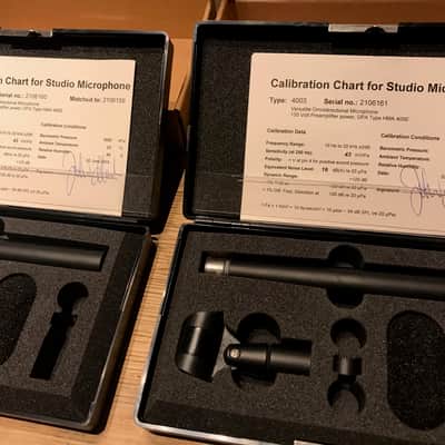 3x DPA 4003 versatile omnidirectional microphones, factory matched w/ consecutive serial numbers image 4