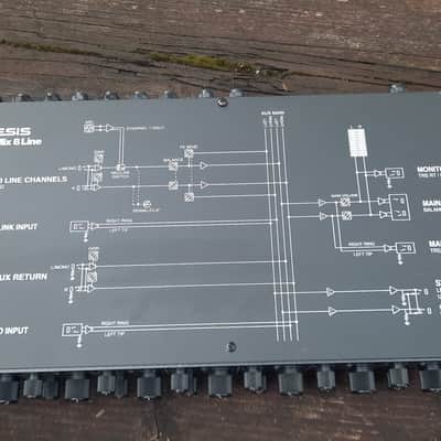 Alesis MultiMix 8 Line 8-Channel Stereo Line Mixer 2010s - Black image 4
