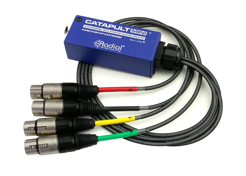 Radial Catapult Mini RX Cat 5/6 Audio Snake Module with Male XLR Connectors image 1