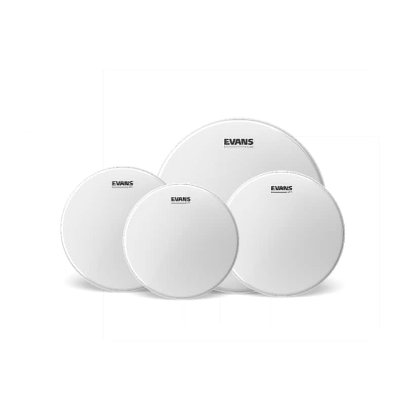 EVANS UV1 Coated Standard Pack (12", 13", 16") with 14" UV1 Coated Snare Batter