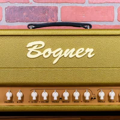 Bogner Shiva 20th Anniversary 6L6 60-Watt Head Gold Tolex image 4