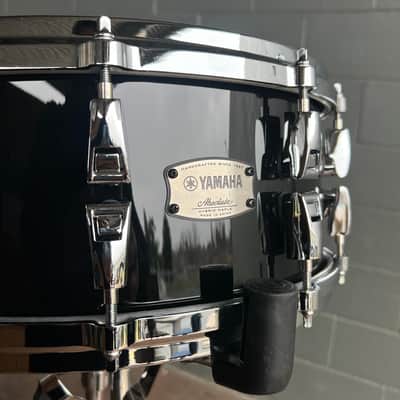 Yamaha AMS1460 Absolute Hybrid Maple 6x14" Snare Drum in Solid Black *IN STOCK* image 4