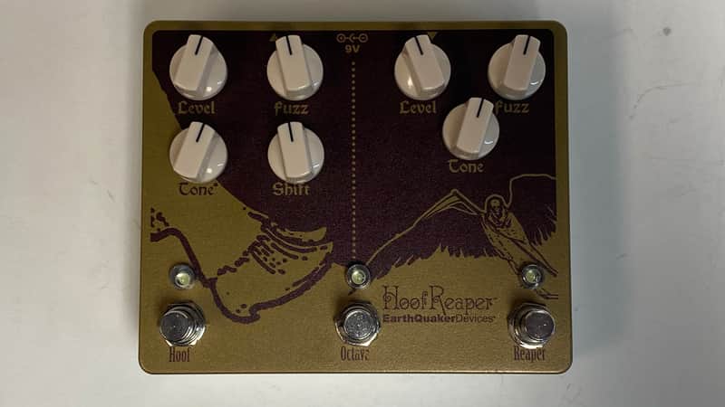 EQD Hoof Reaper ファズ マフ+トーンベンダー+オクターバ 初期型 Hoof Reaper Double Fuzz with Octave Up — EarthQuaker Devices