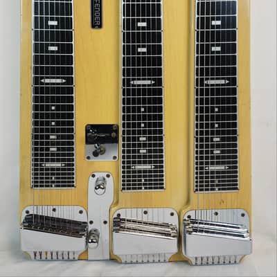 Fender Vintage Custom T-8 Triple-Neck Lap Steel, 1952, Blonde, Pre-Stringmaster, w/Case, RARE image 7