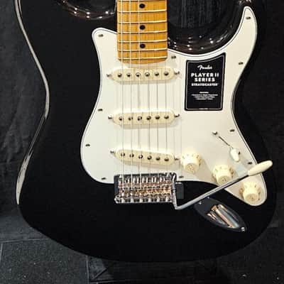Fender Player II Stratocaster Electric Guitar - Black with Maple Fingerboard 2025 image 1