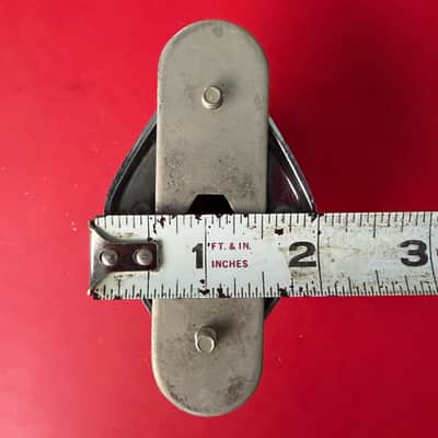 Vintage Hexagon Drum Mount Bracket with Back Plate 1960s - Chrome image 8