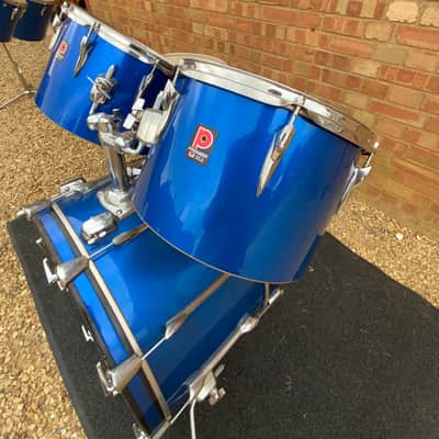 Premier Baron drum kit 1970s - Polychromatic Blue image 10