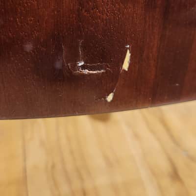 Vintage 1960s Estrada FS-5 Acoustic Guitar Natural-GOOD Tone-Repaired Headstock image 22
