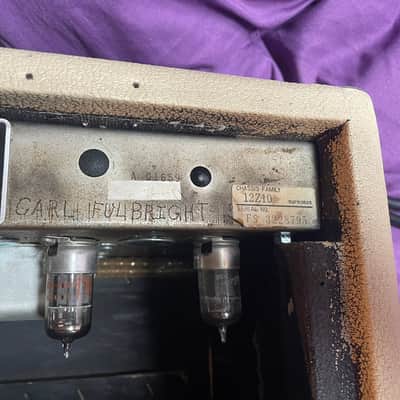 Fender Tremolux 2-Channel 35-Watt Head, 1964 Blonde Black Panel image 9