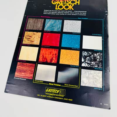 Gretsch Drum Foldout Brochure 1977 image 2