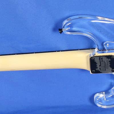 All Music Inc USA Private Collection #14 Acrylic Clear Strat Electric Guitar George  Fedden image 4