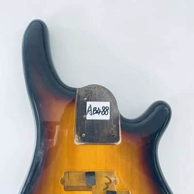 Sunburst 4 String Electric Bass Basswood Body DIY Project image 2