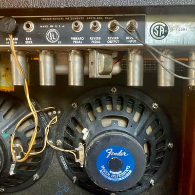 Fender Vibrolux Reverb 1967 AA864 Black Line Drip Edge image 9