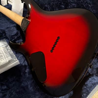 Schecter Sunset 24 Hardtail USA Custom Shop 2021 - Red Stain/Black Burst - w/ COA & Case - NEW image 14