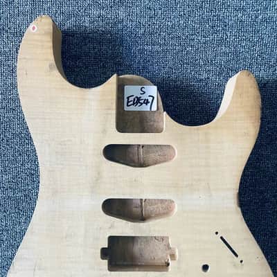 Flame Top Alder SSH DIY Project Guitar Body image 2