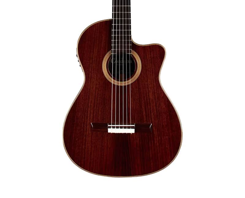 Cordoba Fusion 12 Cutaway A/E Nylon String Guitar - Rose II - B-Stock image 1