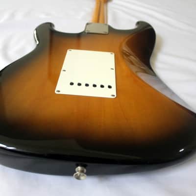 Fender Japan Stratocaster ST57-DMC Vintage Guitar Dimazio Pickups 1994-95 Sunburst +Tremolo arm&bag image 11