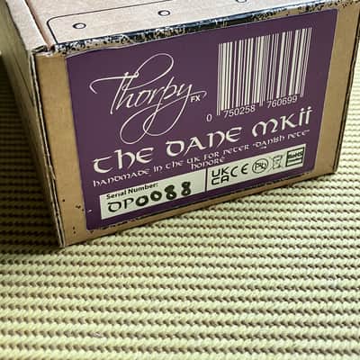 (Garland, TX) ThorpyFX The Dane MKII Peter Honore Signature Overdrive / Boost 2023 - Present - Black / Purple image 5