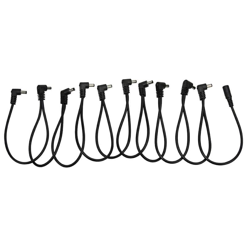 Pig Hog PP10DC Pig Power 10 Spot Right Angle Daisy Chain - 9.5' image 1