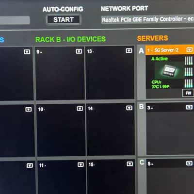 Waves eMotion LV1 Clone with 3x DG-IOX input/outputs  and 2x24" touch control screens image 5