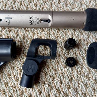 AKG C1000S Condenser Microphone - Excellent Condition w/ Case, Caps & Extra Accessories image 4