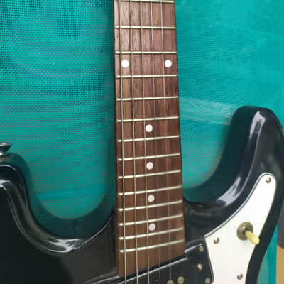 Eastwood Hi-Flyer P90 Black (similar Sidejack shape). Morsite & Univox Hi Flier type image 4