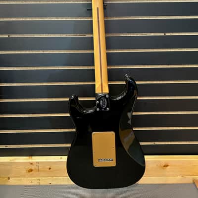2004 Fender American Deluxe Fat Stratocaster HSS with Rosewood Fretboard, Montego Black image 12