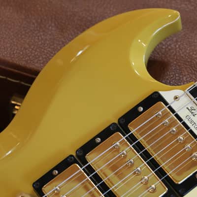 Case Queen! 1991 Gibson Les Paul Custom SG Limited 30th Anniversary 3 Pickups Electric Guitar TV Yellow + OHSC image 3
