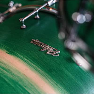 Polmuz Maple Model 1 - 22/10/12/14/16/14SD - Inlayed Artist Green to natural Fade image 11
