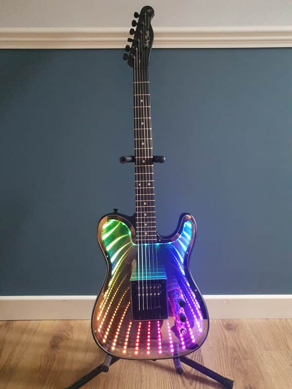 Harley Benton LED Infinity Mirror Electric Guitar 2023 - Custom image 1