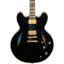 Epiphone Emily Wolfe Sheraton Stealth Electric Guitar (with Hard Bag), Black Aged Gloss
