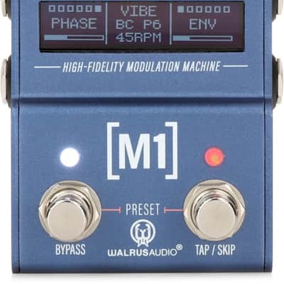 Walrus Audio Mako MKII M1 High-fidelity Modulation Machine Pedal (M1ModMk2d1) image 1