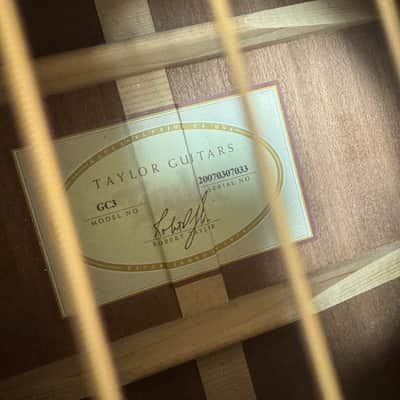 Taylor GC3 Grand Concert W/ OHSC 2007 image 10
