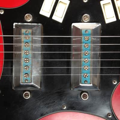 1960's Kay Truetone with Gibson made P-35/Kelvinator Pickups image 24