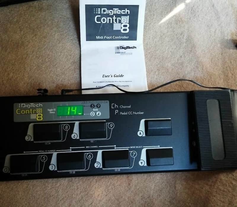 DigiTech control 8 MIDI foot controller pedal image 1