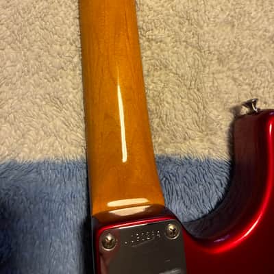 Fender American Vintage '62 Stratocaster 1990 - 2000 - Candy Apple Red image 13