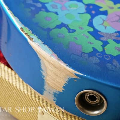 2018 Fender Custom Shop NAMM Limited Edition 50's Thinline Telecaster Relic-Blue Flower. image 22
