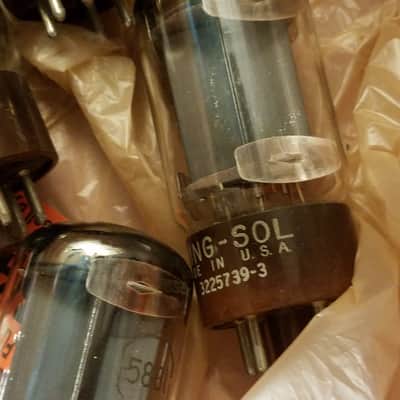 Tung-Sol ONE (1) 5881 AT1000 TESTED Vacuum Tube 6L6WGB rugged 6L6 Beam Power Tetrode 1954-1963 image 2