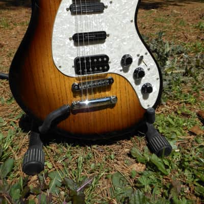 Awesome & Rare Custom Shop Washburn WM3 Swamp Ash Sunburst Electric Guitar image 1