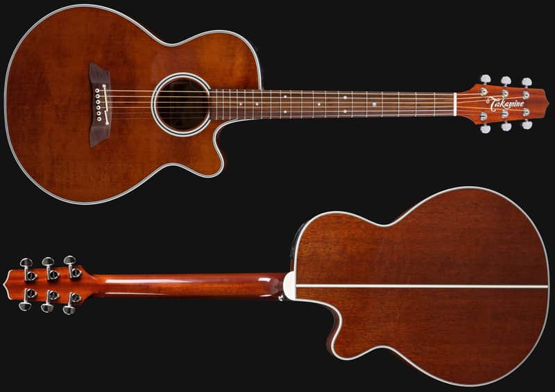 Takamine EF-261 SAN Acoustic-Guitar, cedar top, Pick-up and Case, s/h image 1