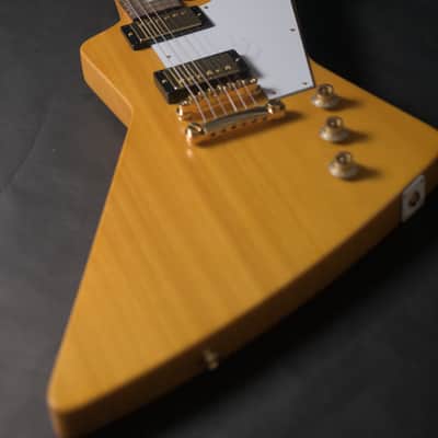 Epiphone "Inspired By Gibson" Custom 1958 Korina Explorer - Aged Natural - 2024 image 11