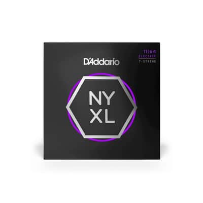 D'Addario NYXL 11-64 Medium 7 String Electric Guitar Strings - NYXL1164 image 3