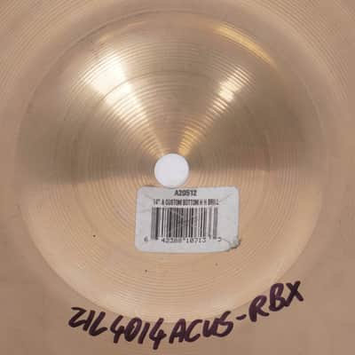 ZILDJIAN | A CUSTOM | 14" HIHAT-14" image 10