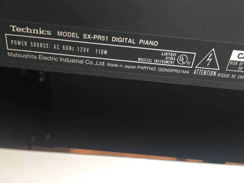 Technics Sx-Pr51 Black image 1