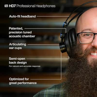 PreSonus HD7 Professional Over-Ear Monitoring Headphones image 7